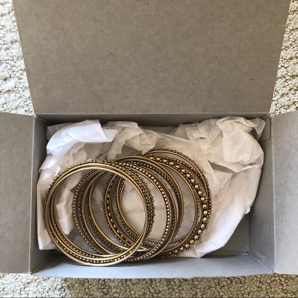 Nordstrom Gold bangle bracelets
